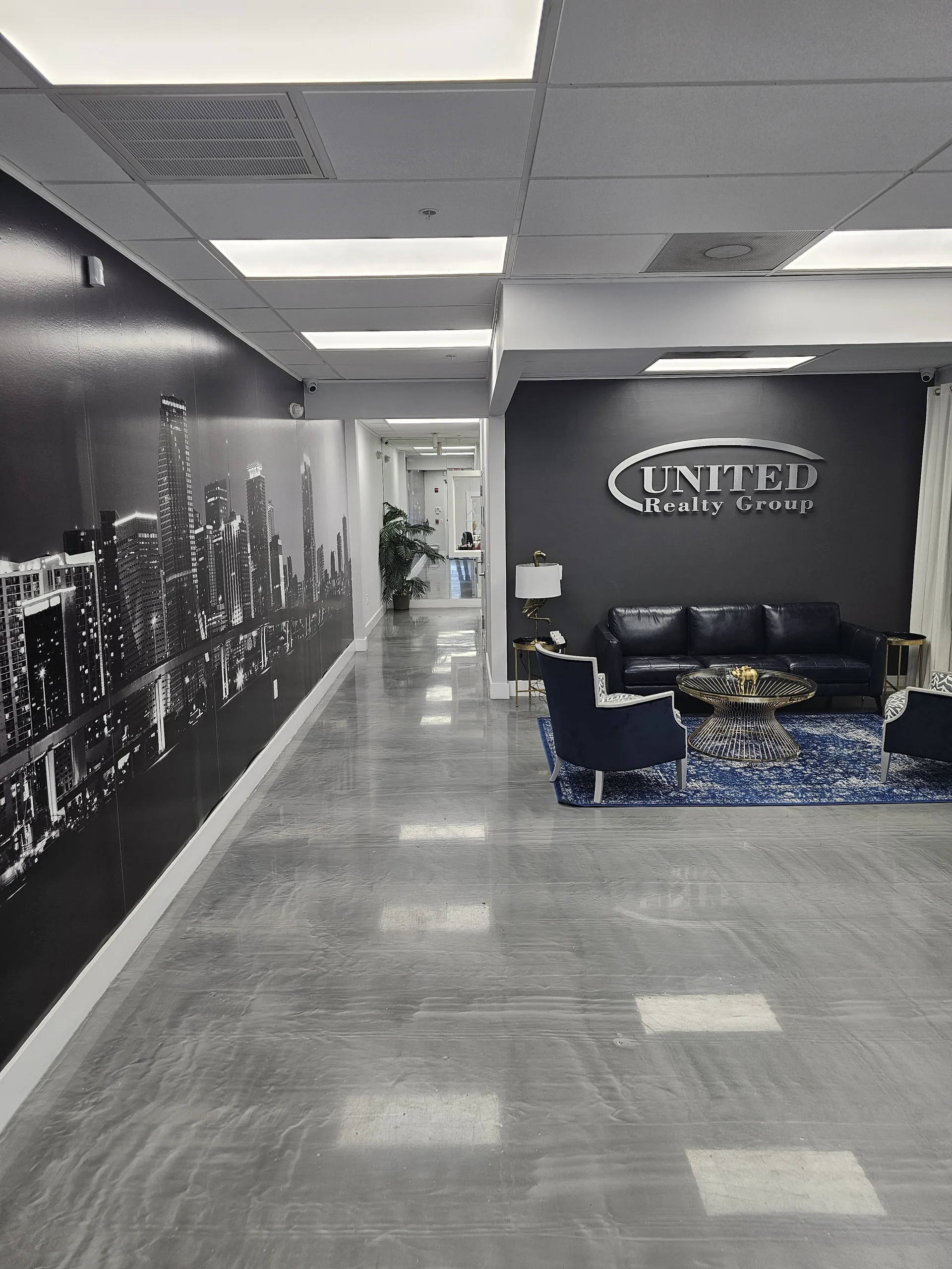 United Realty Group office interior in Weston, Florida